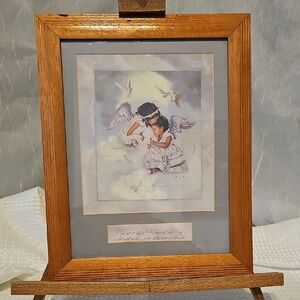 Angel Embrace Framed Art Print - Sandra Ruck